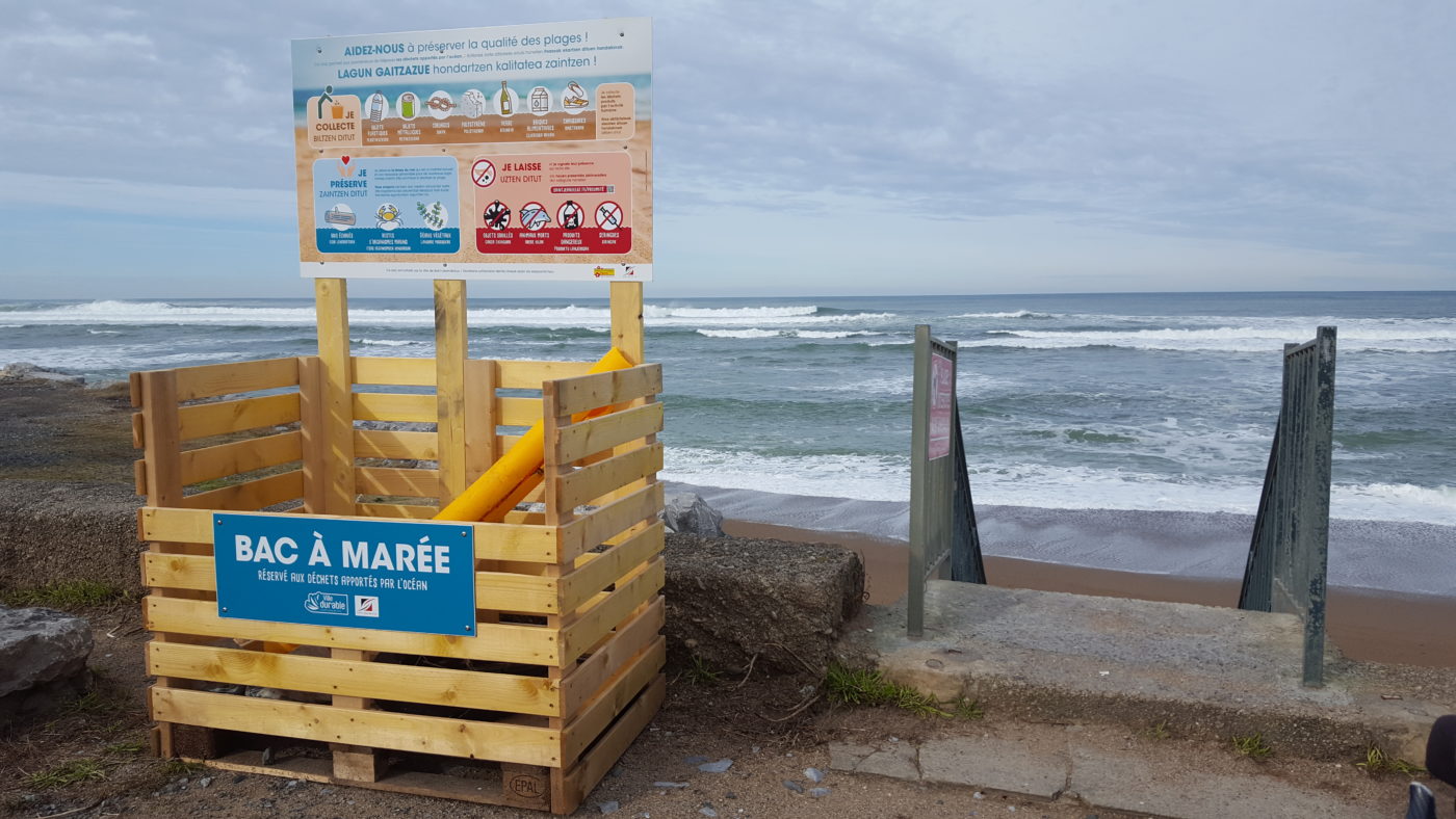 Huit « bacs à marée » installés sur les plages luziennes - Saint-Jean-de-Luz