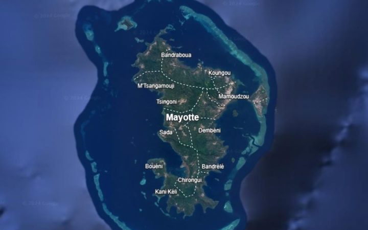 Image Satellite Mayotte